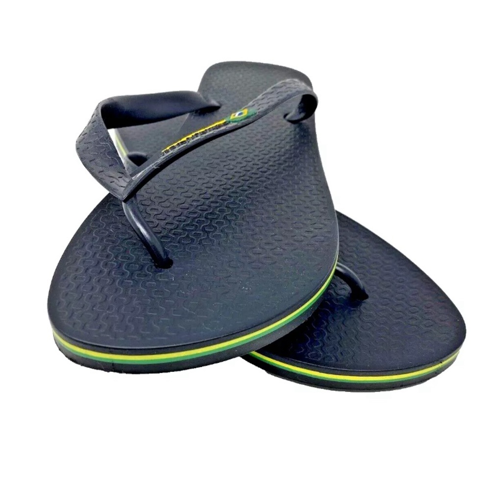 Ipanema Women's Grendene Thong-style Straps Flip Flops Size 11 Black